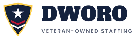 Dworo veteran-owned staffing and recruiting logo